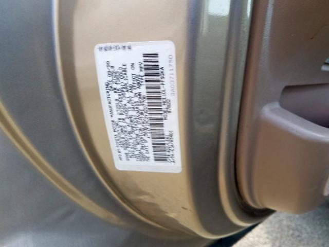 4T3ZF13C2YU207708 - 2000 TOYOTA SIENNA LE  photo 10