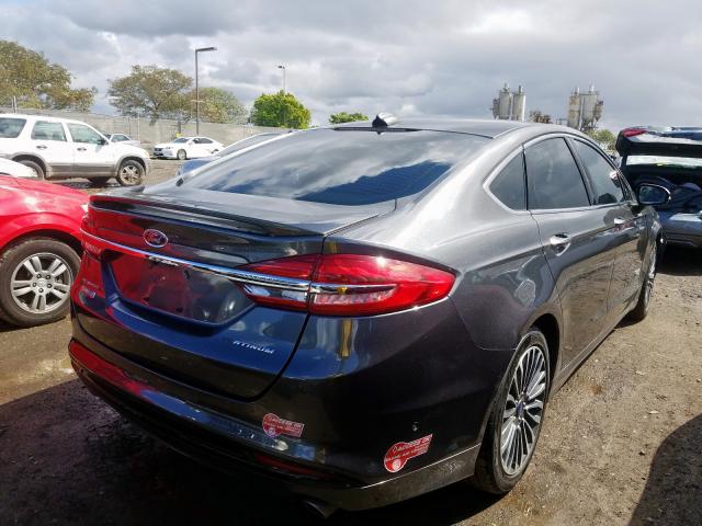 3FA6P0SU6HR141811 - 2017 FORD FUSION TITANIUM PHEV  photo 4