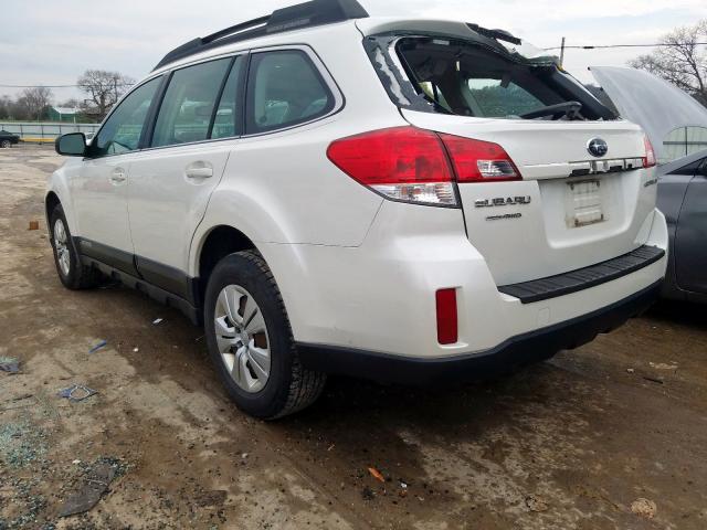 4S4BRCAC3A3311233 - 2010 SUBARU OUTBACK 2.5I  photo 3