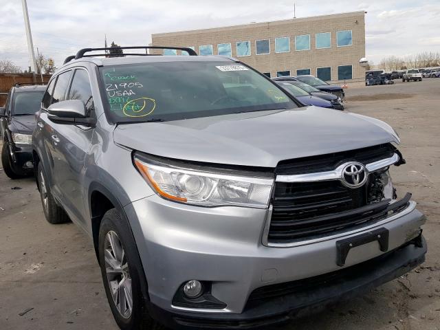 5TDJKRFH5FS207781 - 2015 TOYOTA HIGHLANDER XLE  photo 1