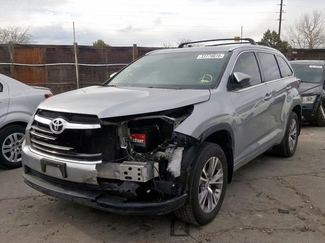 5TDJKRFH5FS207781 - 2015 TOYOTA HIGHLANDER XLE  photo 2