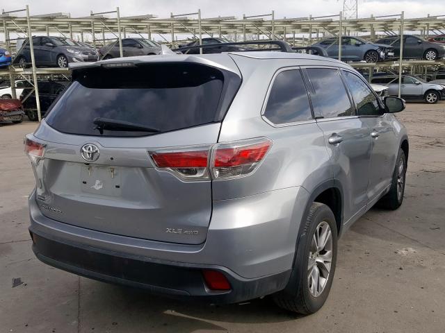 5TDJKRFH5FS207781 - 2015 TOYOTA HIGHLANDER XLE  photo 4