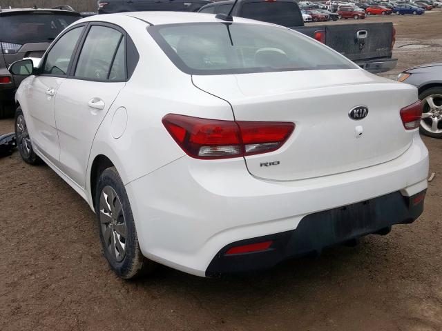 3KPA24AB1KE222451 - 2019 KIA RIO S  photo 3