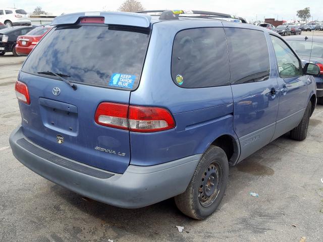 4T3ZF13C13U526719 - 2003 TOYOTA SIENNA LE  photo 4