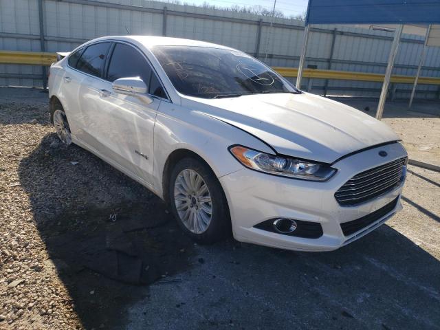 3FA6P0LU9FR160204 - 2015 FORD FUSION SE HYBRID WHITE photo 1