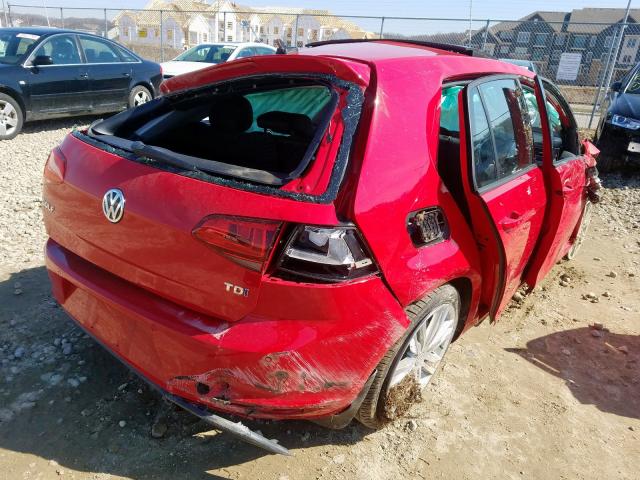 3VW2A7AUXFM063657 - 2015 VOLKSWAGEN GOLF TDI  photo 4