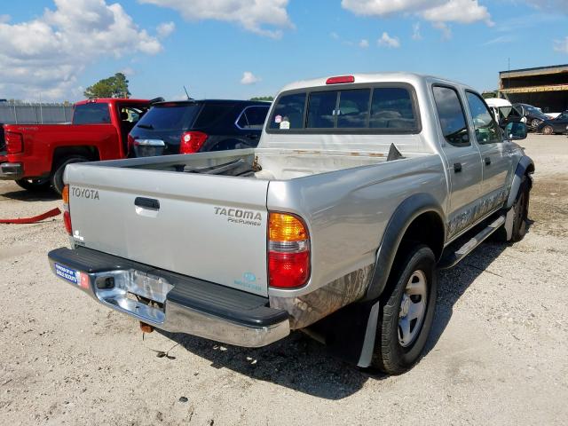 5TEGM92N44Z428207 - 2004 TOYOTA TACOMA DOUBLE CAB PRERUNNER  photo 4