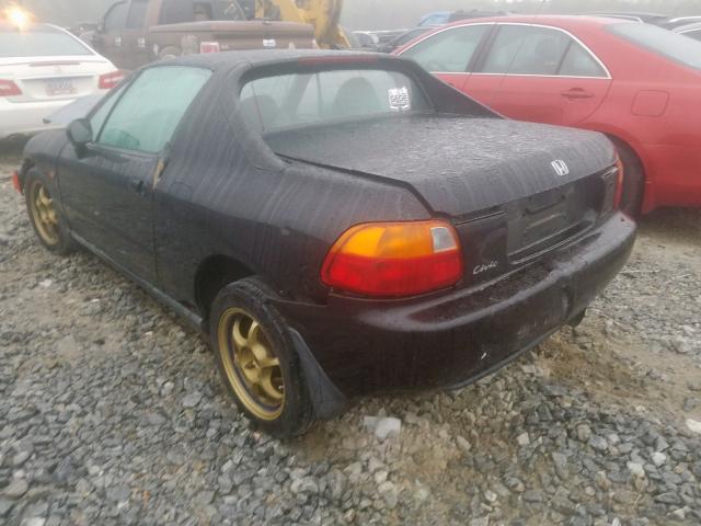 JHMEH6164PS003453 - 1993 HONDA CIVIC DEL SOL SI  photo 3