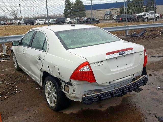 3FAHP0JA0AR126663 - 2010 FORD FUSION SEL  photo 3