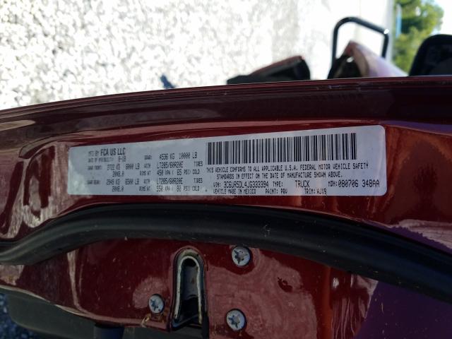 3C6UR5DL4JG333394 - 2018 RAM 2500 SLT  照片 10
