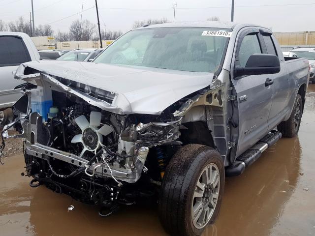 5TFUW5F16KX801734 - 2019 TOYOTA TUNDRA DOUBLE CAB SR/SR5  photo 2
