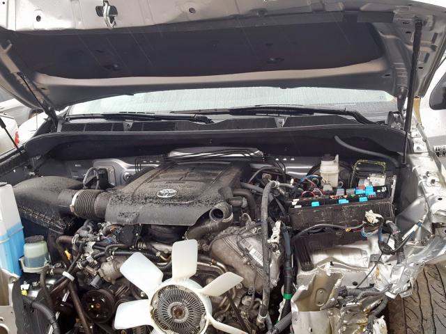 5TFUW5F16KX801734 - 2019 TOYOTA TUNDRA DOUBLE CAB SR/SR5  photo 7