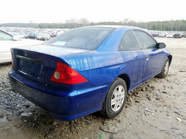 1HGEM221X4L006907 - 2004 HONDA CIVIC DX VP  foto 4