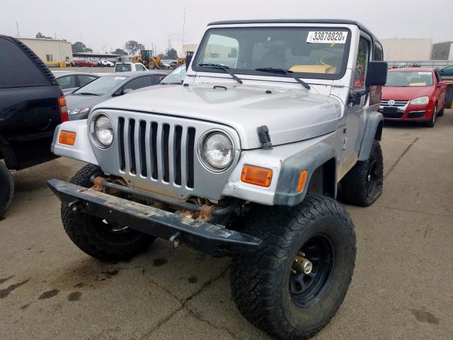 1J4FA39S22P748993 - 2002 JEEP WRANGLER / TJ X  photo 2