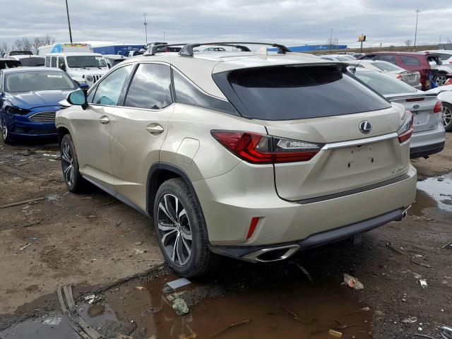 2T2BZMCA9GC039854 - 2016 LEXUS RX 350 BASE  photo 3