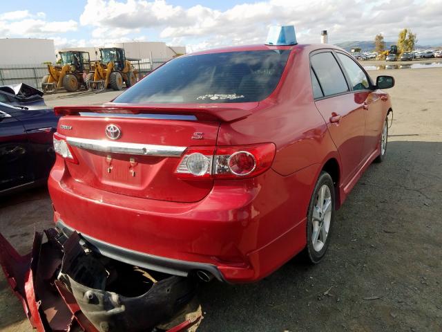 5YFBU4EE3DP215182 - 2013 TOYOTA COROLLA BASE  photo 4