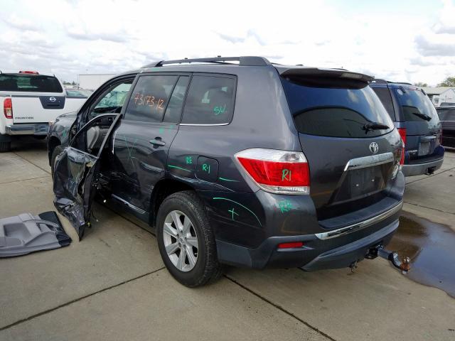 5TDBK3EH5CS141148 - 2012 TOYOTA HIGHLANDER BASE  photo 3