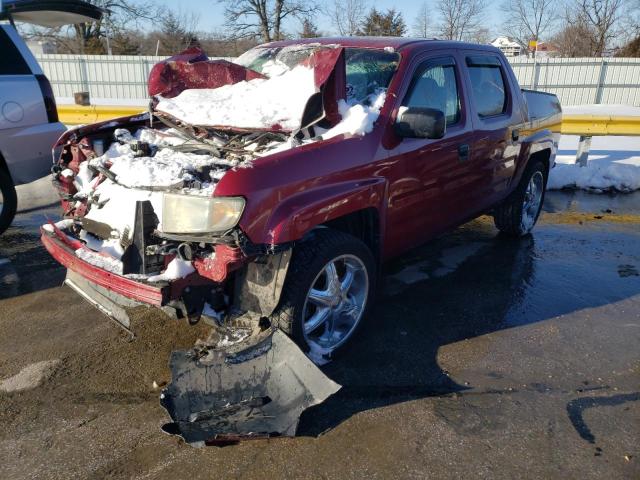 2HJYK16286H540725 - 2006 HONDA RIDGELINE RT MAROON photo 2