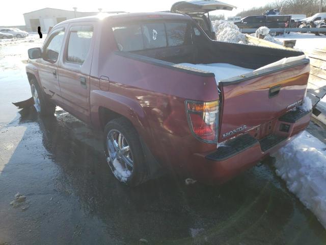 2HJYK16286H540725 - 2006 HONDA RIDGELINE RT MAROON photo 3