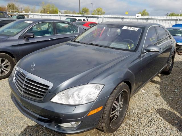 WDDNG86X37A097385 - 2007 MERCEDES-BENZ S 550 4MATIC  photo 2