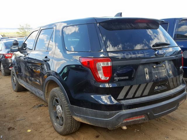 1FM5K8AT3JGA27222 - 2018 FORD EXPLORER POLICE INTERCEPTOR  photo 3