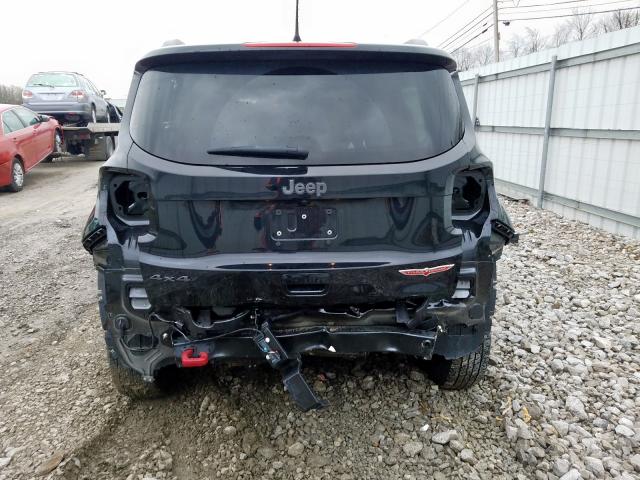 ZACCJBCB0JPH55180 - 2018 JEEP RENEGADE TRAILHAWK  photo 9