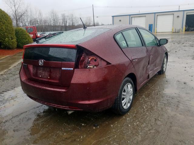 JHMZE2H56BS010106 - 2011 HONDA INSIGHT LX  photo 4