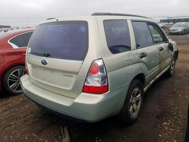 JF1SG63676H737140 - 2006 SUBARU FORESTER 2.5X  photo 4