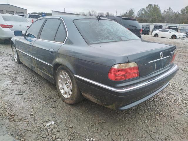 WBAGG83411DN87193 - 2001 BMW 740 I AUTOMATIC BLUE photo 3