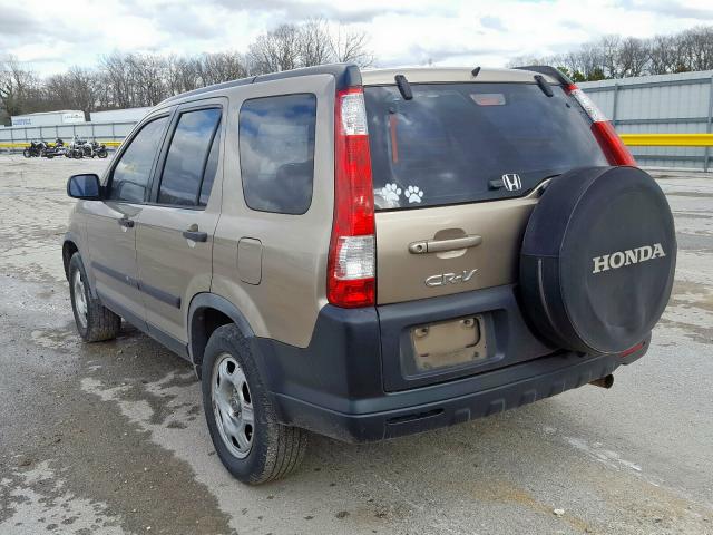 JHLRD68585C008144 - 2005 HONDA CR-V LX  photo 3