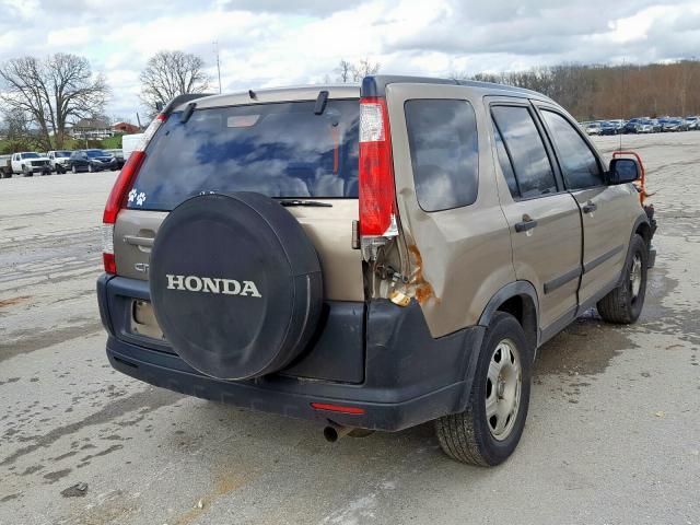 JHLRD68585C008144 - 2005 HONDA CR-V LX  photo 4