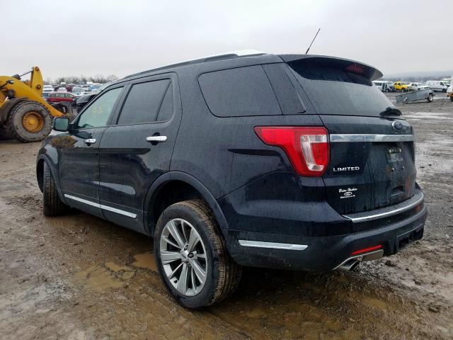 1FM5K8F8XJGA89222 - 2018 FORD EXPLORER LIMITED  photo 3