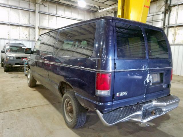 1FBNE31LXXHB12001 - 1999 FORD ECONOLINE E350 SUPER DUTY WAGON  photo 3