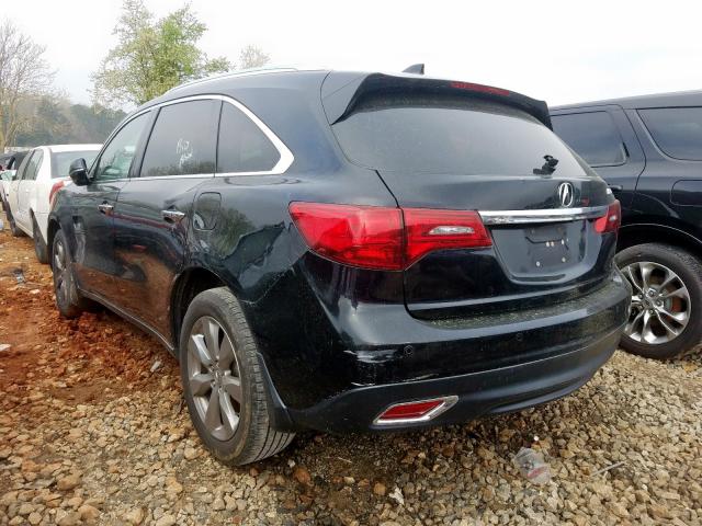 5FRYD3H82EB017988 - 2014 ACURA MDX ADVANCE  photo 3