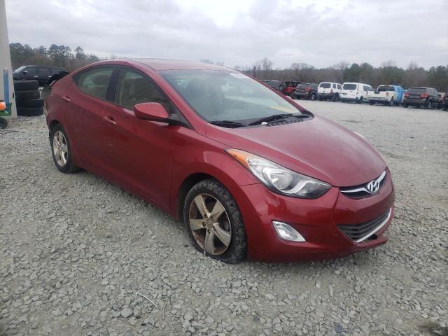 5NPDH4AE0DH434732 - 2013 HYUNDAI ELANTRA GLS MAROON photo 1