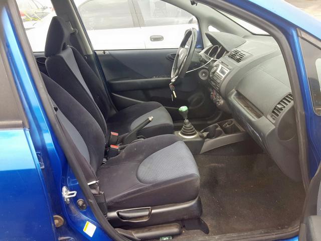 JHMGD37627S055545 - 2007 HONDA FIT S  照片 5