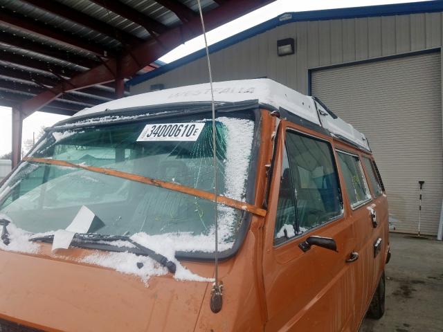 WV2ZB0251EH044321 - 1984 VOLKSWAGEN VANAGON CAMPMOBILE  photo 9