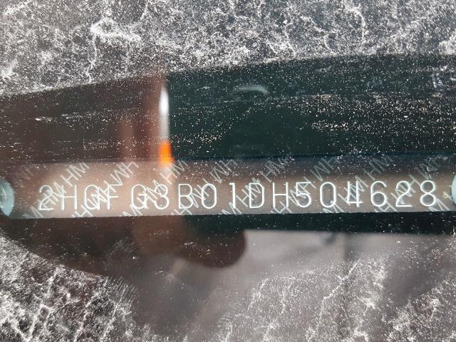 2HGFG3B01DH504628 - 2013 HONDA CIVIC EXL  照片 10