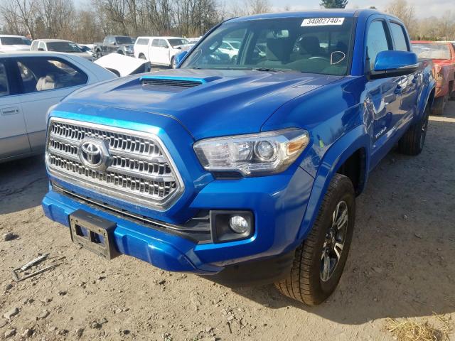 3TMDZ5BN5GM003139 - 2016 TOYOTA TACOMA DOUBLE CAB  photo 2