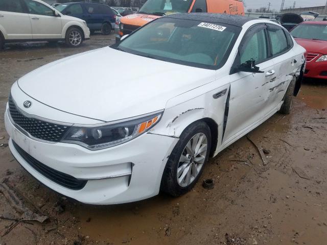 5XXGU4L32GG080393 - 2016 KIA OPTIMA EX  photo 2