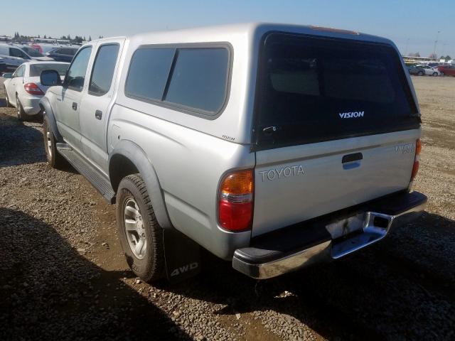5TEHN72NX2Z058822 - 2002 TOYOTA TACOMA DOUBLE CAB  照片 3