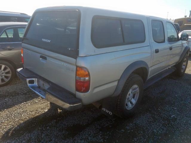 5TEHN72NX2Z058822 - 2002 TOYOTA TACOMA DOUBLE CAB  照片 4