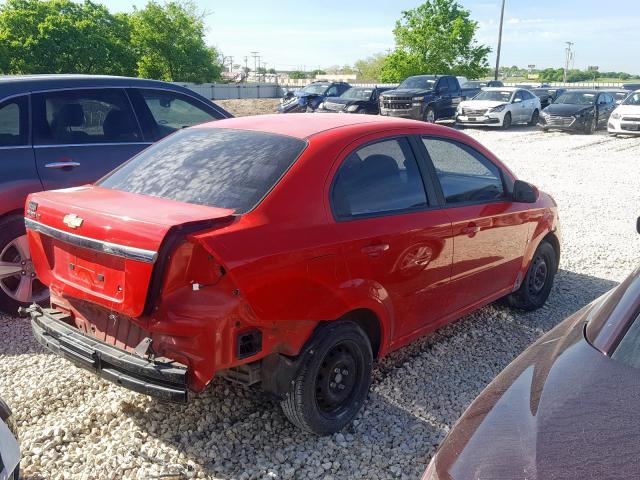 KL1TD56EX9B611244 - 2009 CHEVROLET AVEO LS  ფოტო 4