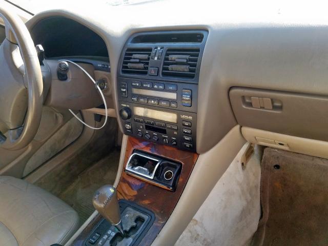 JT8BH28F7V0073362 - 1997 LEXUS LS 400  photo 9