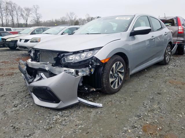 SHHFK7H3XKU227209 - 2019 HONDA CIVIC LX  photo 2