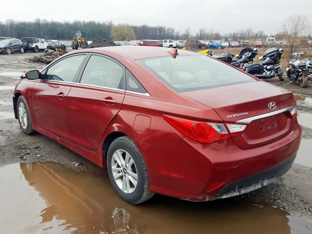 5NPEB4AC1EH877560 - 2014 HYUNDAI SONATA GLS  photo 3