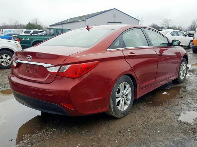 5NPEB4AC1EH877560 - 2014 HYUNDAI SONATA GLS  photo 4