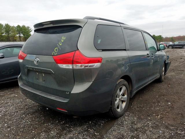 5TDKK3DC4BS107125 - 2011 TOYOTA SIENNA LE  photo 4