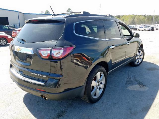 1GNKVJKD0FJ201973 - 2015 CHEVROLET TRAVERSE LTZ  photo 4