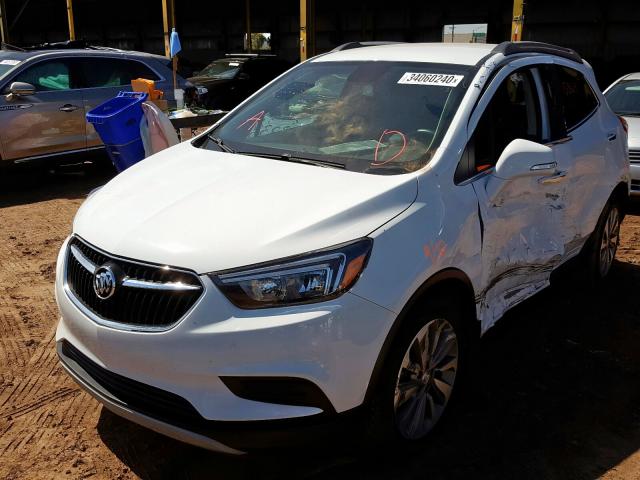 KL4CJASB9KB702429 - 2019 BUICK ENCORE PREFERRED  photo 2